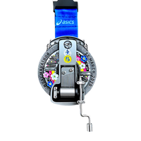 Médaille sportive en alliage de zinc de designer pour cadeaux de bienvenue, activités promotionnelles, taille et couleur personnalisées, vente en gros OEM
