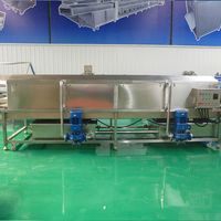 Machine à laver le gingembre à pulvérisation d'eau haute pression automatique