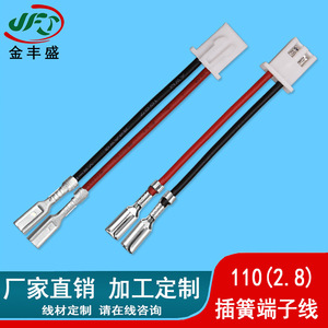 JFS 24AWG Red And Black Wire 600mm Straight Plug Connector For EV Controller Replacement - Product Image 3