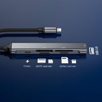 2024 Lector de tarjetas todo en uno 3,0 de alta velocidad Seis en uno XD/SD/TF/M2 Carga con cámara Lectura Laptop Compatible Producto en stock
