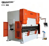 Machine de pliage entièrement automatique synchronisée MIHARTING 300T32 avec moteur de 11 kW pour acier au carbone, longueur de table de travail de 3200 mm