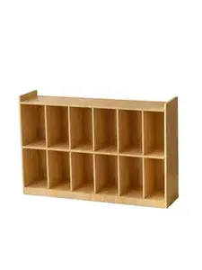 Meuble de rangement modulable pour chambre d'enfant et cuisine, bibliothèque en bois massif, design de luxe - Product Image 5
