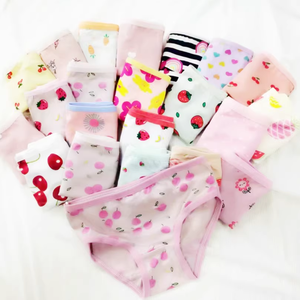 Vendita diretta in fabbrica di prodotti stranieri per bambini biancheria intima per <span class=keywords><strong>ragazze</strong></span> slip di fiori rotti di cotone Multi-fantasia merci per il commercio estero - Product Image 6