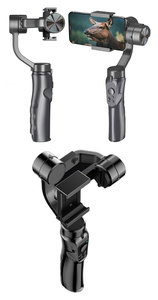 Zwn-S5b stabilisateur de caméra à cardan 3 axes portatif, pour smartphone, caméra <span class=keywords><strong>Go</strong></span> <span class=keywords><strong>Pro</strong></span>, avec suivi du visage et zoom manuel - Product Image 2