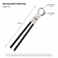 Pinces de 2kg/4kg/5kg/6kg/8kg pour manipuler les creusets de fusion, pinces en acier inoxydable, outils de moulage de bijoux, pinces à creusets