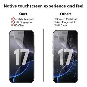ฟิล์มกระจกนิรภัย9D ป้องกันรอยขีดข่วนพิเศษสำหรับ <span class=keywords><strong>iPhone</strong></span> 17ถึง11และ Samsung <span class=keywords><strong>S</strong></span>/A ซีรีส์การป้องกันหน้าจอ - Product Image 5