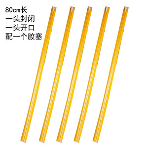 Tubo de vidrio largo sellable, dispositivo de demostración experimental de Torricelli con tapón y regla, para enseñanza de experimentos químicos - Product Image 1