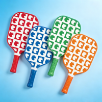 Başlangıç Seviyesi Pickleball Raketi Fiberglas Malzeme Özel Logo Topluluk Spor Aktivitesi Günlük Arka Bahçe Oyunu İçin
