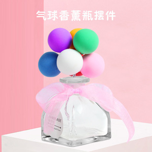 Car Perfume Bottle With <b>Balloon</b> Design Mixed Colors For Car Interior <b>Decoration</b> - Product Image 1