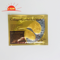 Patchs pour les yeux au collagène en or 24 carats pour les cernes Yeux gonflés Rides-Coussinets de gel hydratants pour tous les types de peau