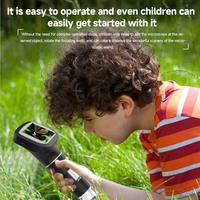 Microscopio digital LCD de bolsillo de 2,4 pulgadas para reparación móvil Microscopio portátil 1080P para niños estudiantes