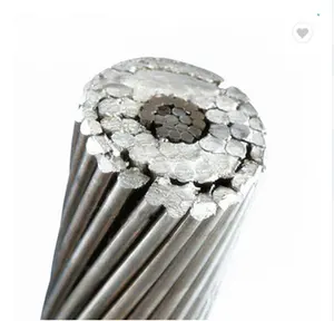 Cable conductor aaac/acsr/aac, 50 mm2 100mm2 acsr 1/0, núcleo de alambre de acero, conductor de aluminio, buen precio