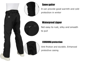Pantaloni Essenziali <span class=keywords><strong>da</strong></span> <span class=keywords><strong>Uomo</strong></span> per Sci e Escursionismo, Softshell Resistente all'Acqua e Traspirante, Pantaloni <span class=keywords><strong>da</strong></span> Snowboard e Arrampicata - Product Image 6