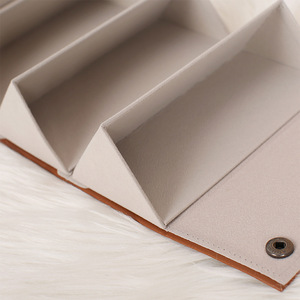 Cunus – étui à lunettes pliable en forme de polygone, boîte de rangement portable à plusieurs compartiments pour bijoux et cadeaux - Product Image 3