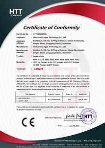 A1 6090 UV kỹ thuật số máy in phun xp600 in tự động cao/thấp tăng mực trạm an toàn cảnh báo dấu hiệu Acrylic UV dtf máy in - Product Image 6