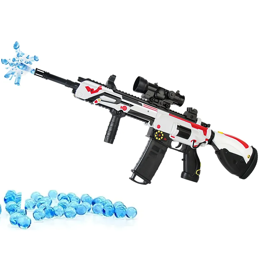 F588-5 M416 Interstellar Assault Rifle Gear Toy Guns Electric Ball Water Gun Gel Blaster Gun toys for backyard shooting games