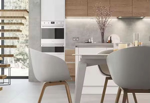 <span class=keywords><strong>Cucina</strong></span> su Misura di Alta Gamma Vermont con Isola, Mobili da <span class=keywords><strong>Cucina</strong></span> Moderni con Pannelli Lisci, Armadietti in Compensato per Villa - Product Image 3