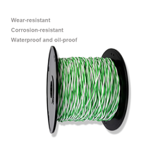 Kabel Sinyal Twisted Pair Suhu Tinggi AFS 2 Inti Tembaga Berlapis Timah 0.12-1.5mm² Kabel Tahan Panas untuk Pengkabelan Sensor Suhu