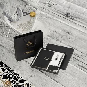 Wholesale Promotion Graduation New Year Business <b>Notebook</b> and Pen Boxes Corporate Gift <b>Set</b> Paper 4-Color Printed - Product Image 3