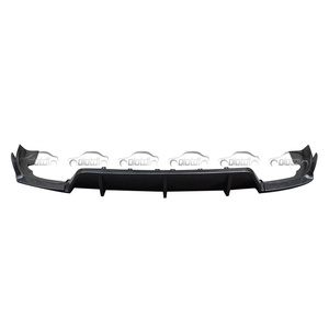 Carbon 3 Pcs Rear Bumper Lip Chin Spoiler Rear <b>Splitter</b> for BMW G06 X6M G05 X5M 2020+ - Product Image 4