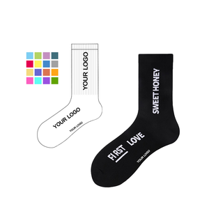 Chaussettes de mode personnalisées de haute qualité, faible MOQ, chaussettes pour hommes, logo personnalisé, chaussettes sur mesure - Product Image 1