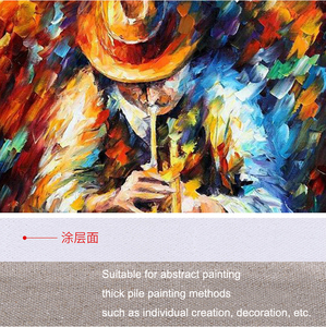 Cuộn vải <span class=keywords><strong>canvas</strong></span> in thân thiện với môi trường, chất liệu cotton linen, 587gsm, 100% linen, cuộn vải <span class=keywords><strong>canvas</strong></span> chuyên nghiệp, nhà cung cấp cuộn vải <span class=keywords><strong>canvas</strong></span> chuyên nghiệp - Product Image 3