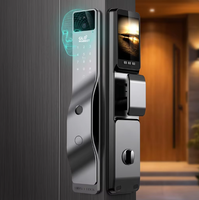 Serrure intelligente Glomarket Tuya avec reconnaissance faciale 3D, caméra, application Wifi, déverrouillage par empreinte digitale, serrures numériques intelligentes