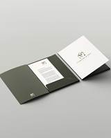 Artículos de Oficina Escolares, Carpeta de Archivo Personalizada con Acabado Mate y Bolsillo, Carpetas de Presentación de Papel Impreso A4 A5 para Documentos
