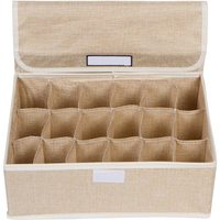 Rangement placard tiroirs diviseur organisateur ensemble avec couvercles placard organisateurs sous-vêtements boîte de rangement