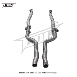 Tuyau de descente à flux libre en acier inoxydable avec bouclier thermique pour Mercedes-Benz CLS63/<span class=keywords><strong>CLS63S</strong></span> 5.5T 2007-2017 – En stock - Product Image 6