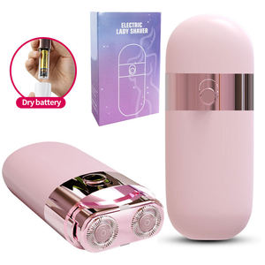 Mini rasoir électrique étanche, rasoir pour enlever les poils, tondeuse USB, rasoir rotatif étanche, tondeuse à barbe et à cheveux - Product Image 1