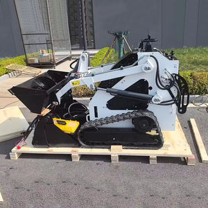 Pengiriman gratis CE Skid Steer <span class=keywords><strong>Loader</strong></span> Diesel bensin Tracking Mini <span class=keywords><strong>Front</strong></span> <span class=keywords><strong>End</strong></span> Skid Steer <span class=keywords><strong>Loader</strong></span> dengan lampiran - Product Image 2