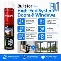 OEM ODM Fórmula Personalizada A25 500ml CHUANG MEI SHI Sellador de Poliuretano Resistente al Encogimiento para Puertas y Ventanas de Alta Gama