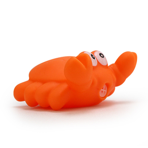 Brinquedo de Banho para Bebês Jixin, Pato de Borracha em Forma de Caranguejo com Som de Apito e Flutuação na Água, Unissex para Brincar no Banho - Product Image 2