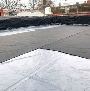 Rouleaux de tissu géotextile en plastique PET écologique matériau de construction de mur de soutènement en fibres non tissées et stables - Product Image 2