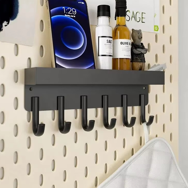 Magnetic Home Hanging Wall Mount Organizer Rack Hook Magnet Hanger Key Holder for Wall