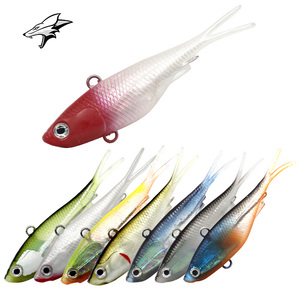 Artificiale Soft Lure TPR Vibes VMC hooks Fishing Lure 95mm Vibes Fishing Soft Vibe Fishing Lure TPR - Product Image 1