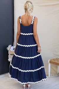 2024 estate senza maniche Casual allentato abiti Midi per le donne abiti Casual Shopping <span class=keywords><strong>Online</strong></span> su Alibaba - Product Image 3