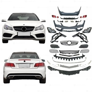 Kit de Carrocería Deportivo Edición 2016 W207 Compatible con <span class=keywords><strong>Mercedes</strong></span> Clase <span class=keywords><strong>E</strong></span> Coupé W207 2009-2013 Parachoques Delantero Difusor Trasero Faros Delanteros - Product Image 1