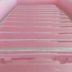 Bateau gonflable pour 2 personnes avec oreiller, en nylon, pour enfants et adultes, rose, en PVC, flotteur de piscine, bateau gonflable pour l'eau - Product Image 4