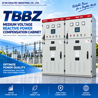 Armoire de compensation automatique de puissance réactive TBBZ 10 kV pour sous-station, avec banque de condensateurs moyenne tension