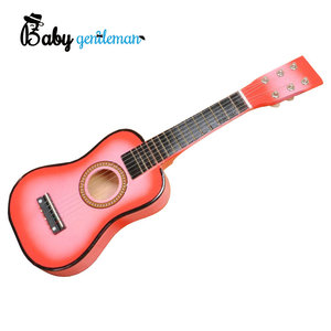 नई फैक्टरी संगीत शैक्षिक गिटार ठोस लकड़ी ध्वनिक गिटार के लिए बच्चे Z07058H - Product Image 5