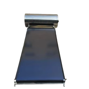 Chauffe-eau <span class=keywords><strong>solaire</strong></span> électrique autonome à haute pression pour extérieur, avec un panneau plat bleu, <span class=keywords><strong>200</strong></span> <span class=keywords><strong>litres</strong></span> - Product Image 1