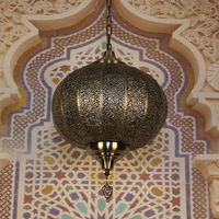 Lampes et lanternes vintage du Maroc en fer Asie du Sud-Est Europe centrale Bohème Restaurant exotique Hôtel Lampe
