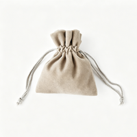 Petit sac en lin écologique, sac en toile de jute avec cordon de serrage, sac cadeau avec impression de logo personnalisé