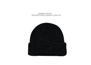 Bonnet tricoté réfléchissant très tendance, style Dongdaemun <span class=keywords><strong>Corée</strong></span> <span class=keywords><strong>du</strong></span> <span class=keywords><strong>Sud</strong></span>, personnalisé, unisexe, décontracté, pour le <span class=keywords><strong>voyage</strong></span> - Product Image 2