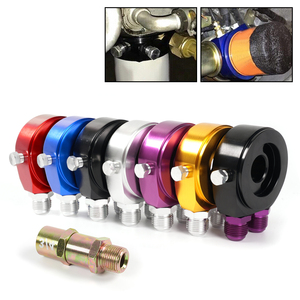 AN10 M20 x1.5 nhôm <span class=keywords><strong>3</strong></span>/<span class=keywords><strong>4</strong></span> ''-16unf phổ Bộ lọc dầu mát bánh sandwich tấm <span class=keywords><strong>Adapter</strong></span> dầu bánh sandwich - Product Image 2