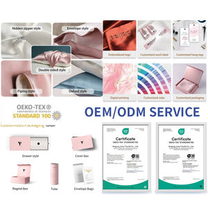 Dropshipping ปลอกหมอนผ้าไหมหม่อน22 MME เกรด6A อินทรีย์ซักได้กับ Oeko-Tex แพ็คที่กำหนดเองปลอกหมอนผ้าไหม - Product Image 2