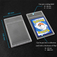 Vente en gros de dalles de cartes de sport graduées personnalisées Protection UV pour dalles de cartes à collectionner dalles de cartes de sport graduées
