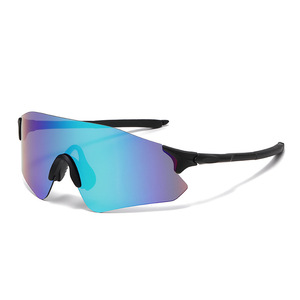 Nouvelles lunettes de soleil sans monture colorées pour le cyclisme et la randonnée, verres photochromiques UV400, unisexe, sports de plein air, style européen et américain - Product Image 5
